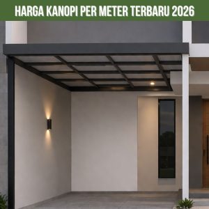 Harga Kanopi Per Meter Terbaru 2026