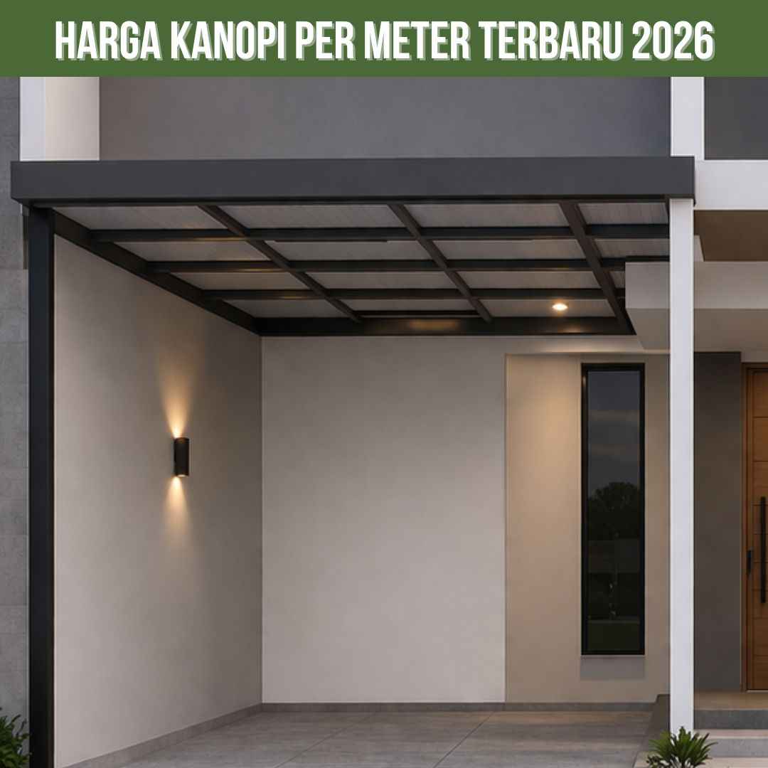 Harga Kanopi Per Meter Terbaru 2026