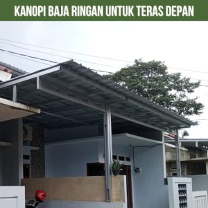 Kanopi Baja Ringan Teras Depan