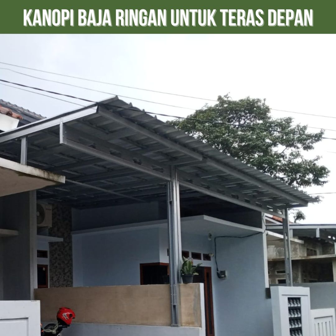 Kanopi Baja Ringan Teras Depan