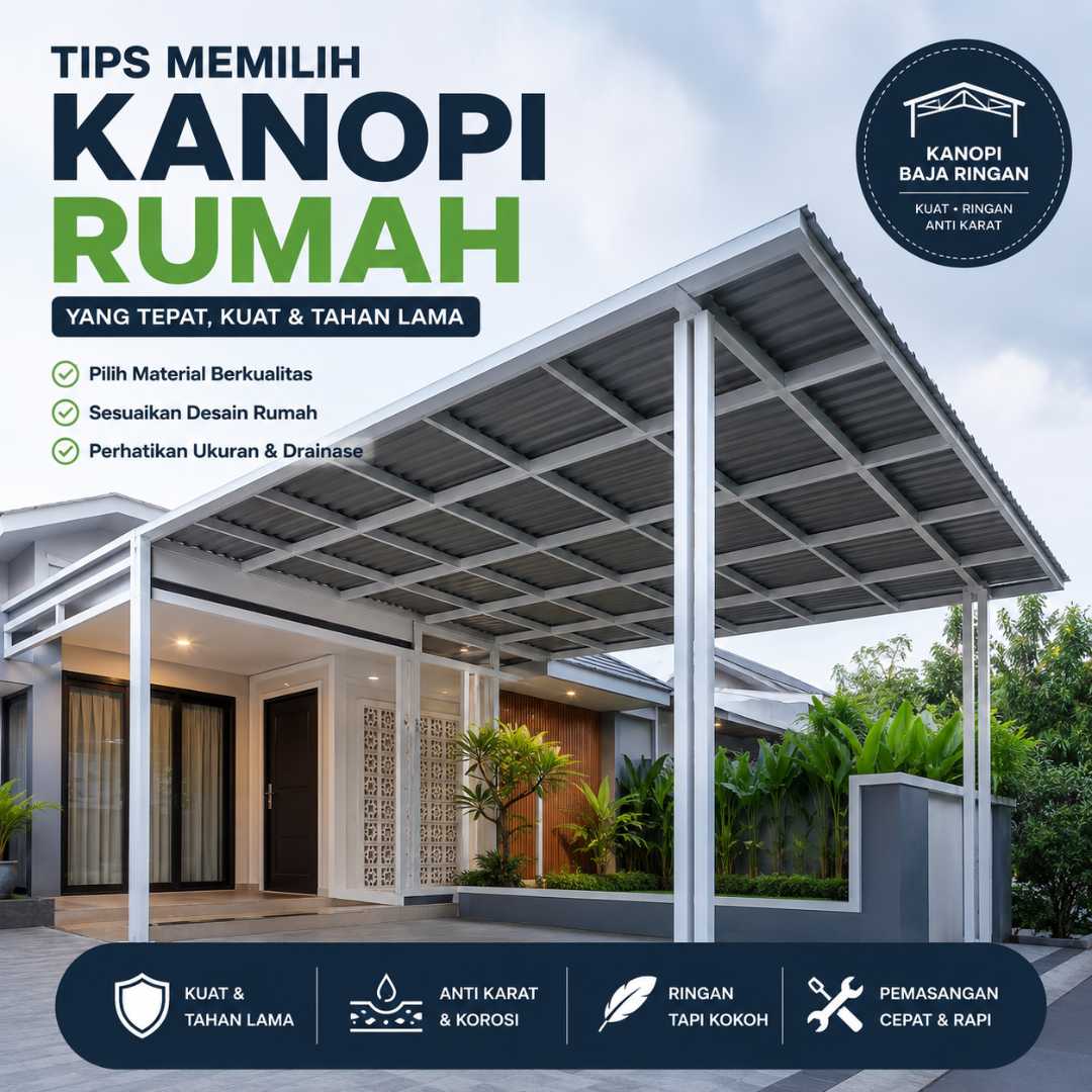 tips memilih kanopi rumah